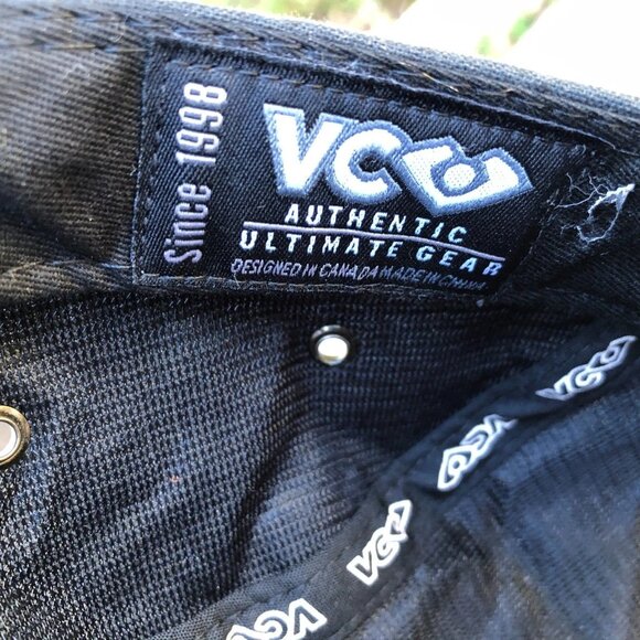 VC ULTIMATE Premier Ultimate League 5 Panel Hat Men's Strapback Grey Frisbee - Picture 8 of 8